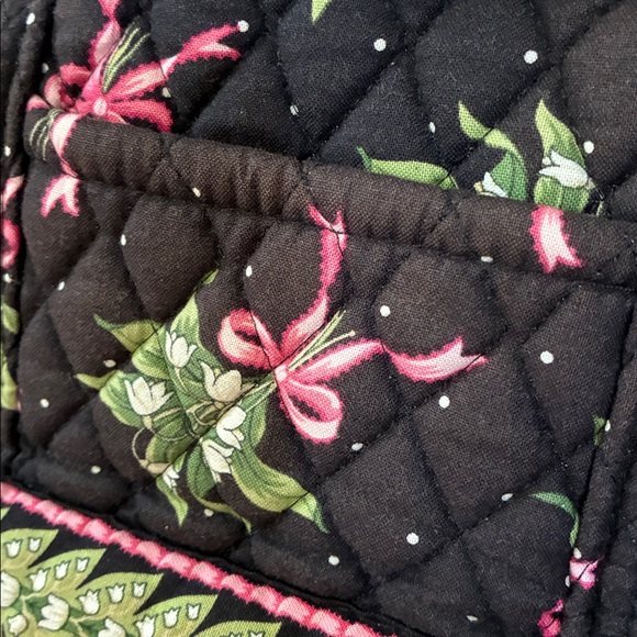Retired Vera Bradley Floral Quilted Small Tote Bag - Picture 2 of 4